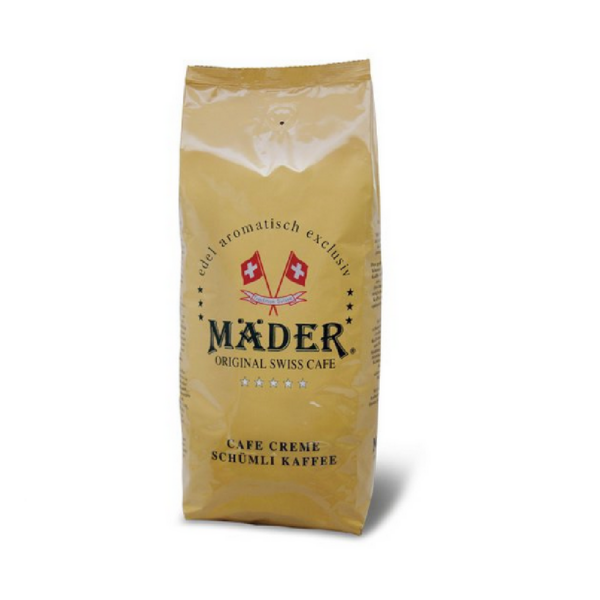 Mäder Edel Arabica 1kg GANZE KAFFEEBOHNEN