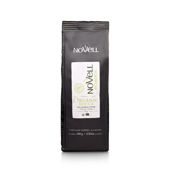 Novell Organic Mocca Bio 250g GANZE KAFFEEBOHNEN