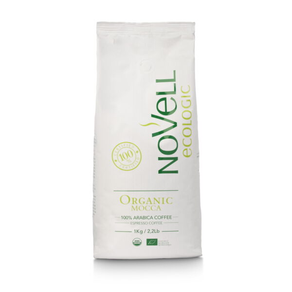 Novell Organic Mocca Bio 1kg GANZE KAFFEEBOHNEN